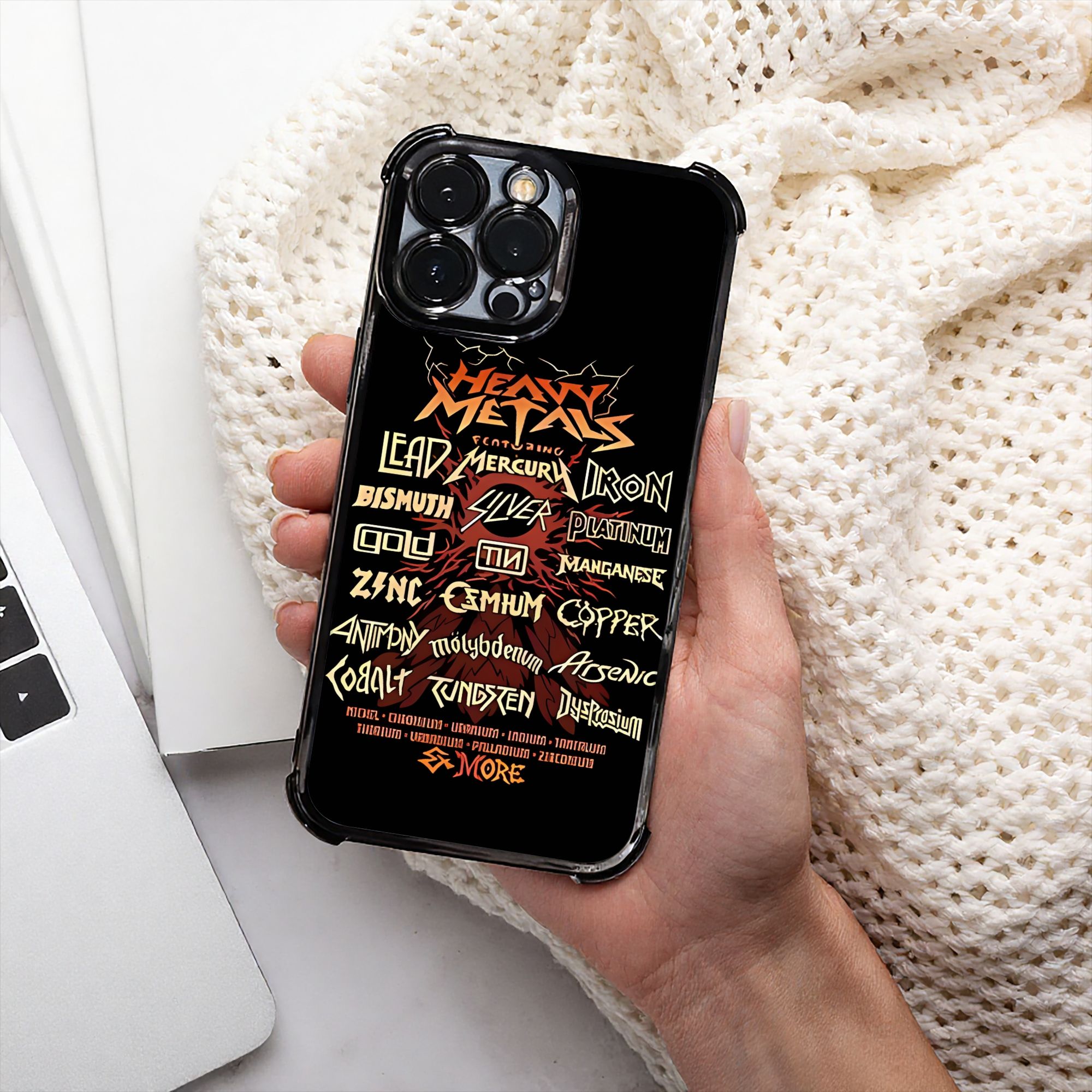Phone Cases Metal - Parodystyczne etui na telefon, proces galwanizacji
