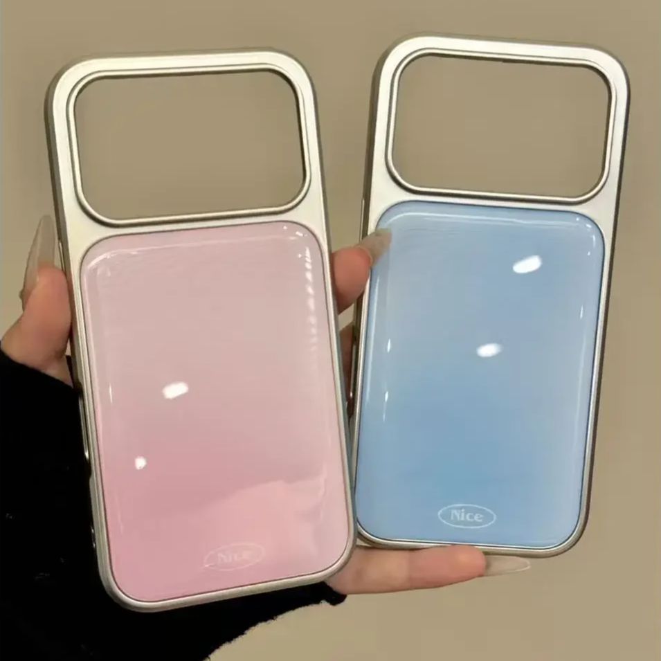 Phone Cases That Charge Your Phone - Różowo-Niebieskie Etui na Telefon z Angielskim