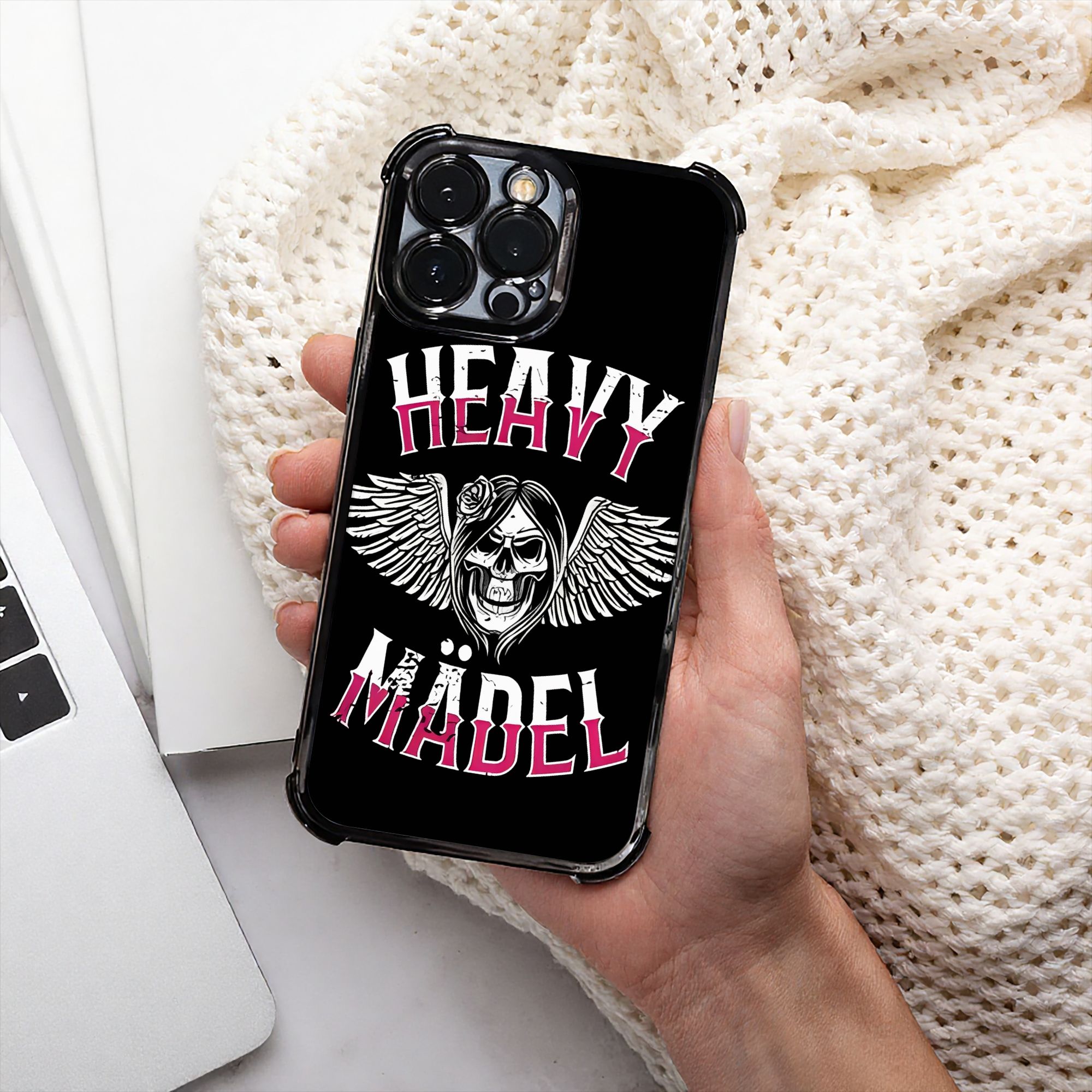 Phone Cases Metal - Etui na telefon z motywem czaszki,