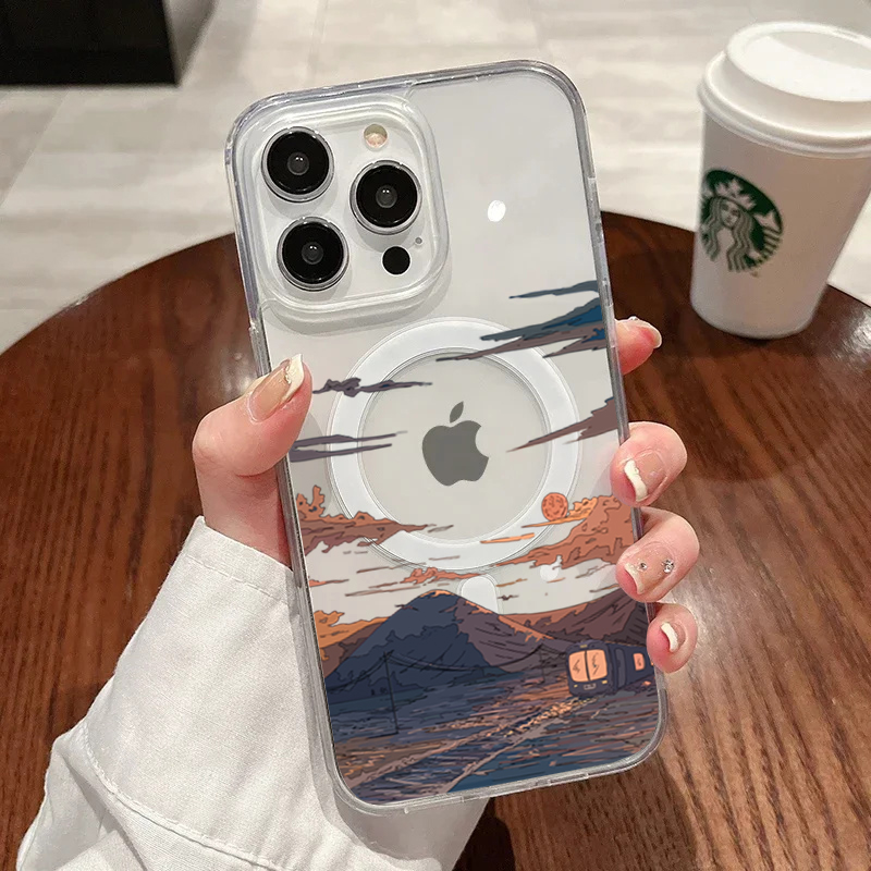 Phone Cases Trendy - Etui na telefon z motywem zachodu