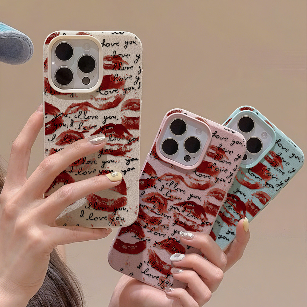 Phone Cases Unique - Etui na telefon z jaskrawo czerwonymi