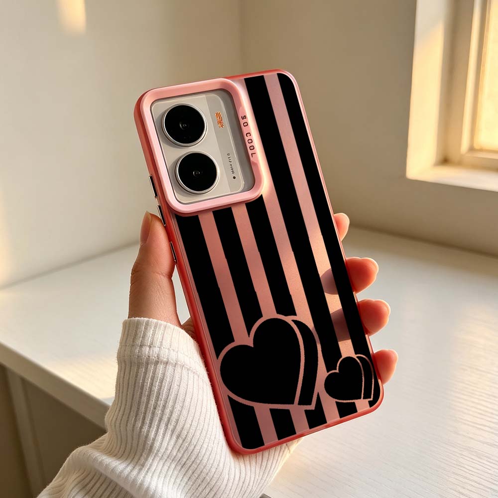 Czarny wzór w paski dla Realme – Phone Cases Realme recenzja i cena