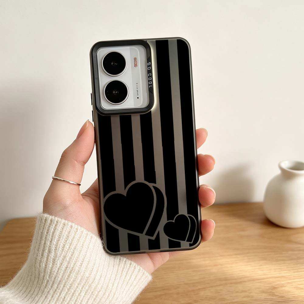 Czarny wzór w paski dla Realme – Phone Cases Realme recenzja i cena