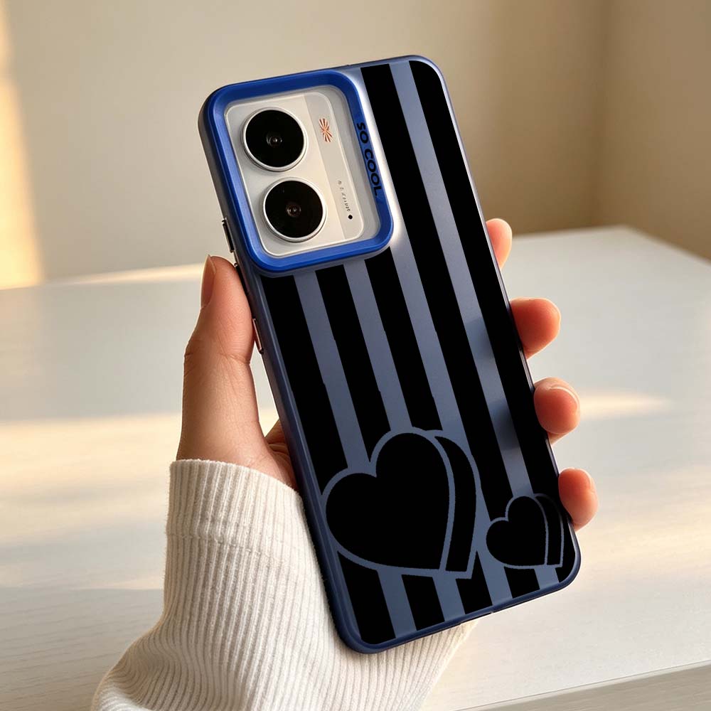 Czarny wzór w paski dla Realme – Phone Cases Realme recenzja i cena