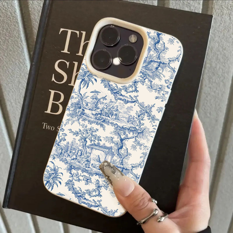 Modne niebiesko-białe etui na  – Phone Cases Trendy recenzja i cena