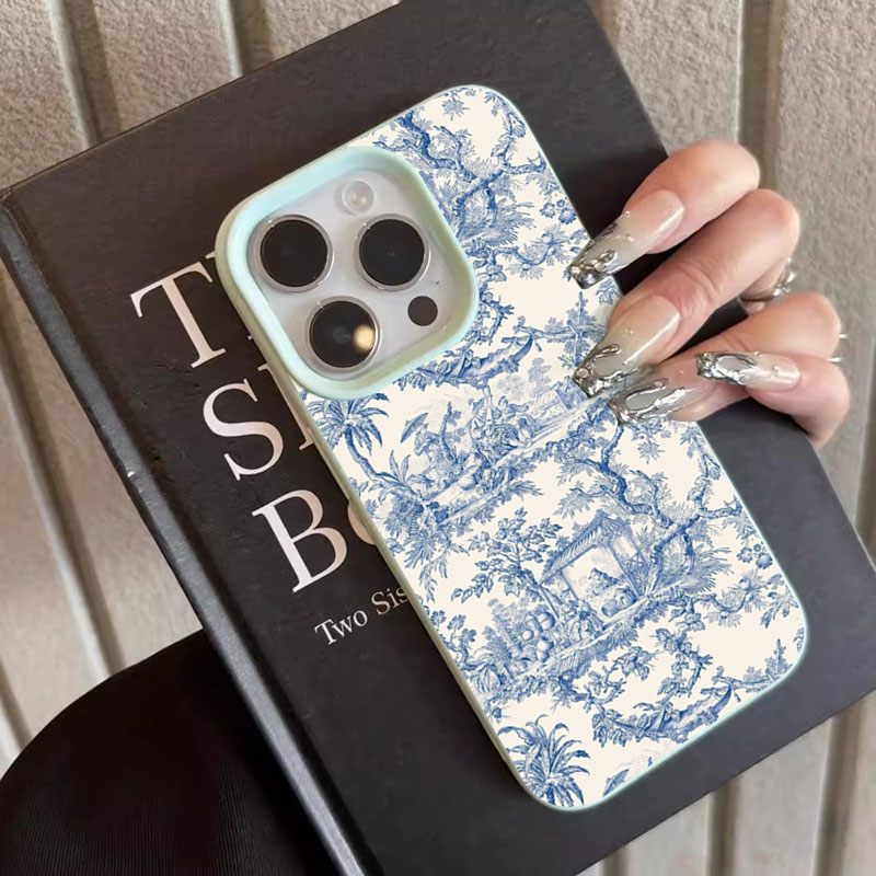 Modne niebiesko-białe etui na  – Phone Cases Trendy recenzja i cena