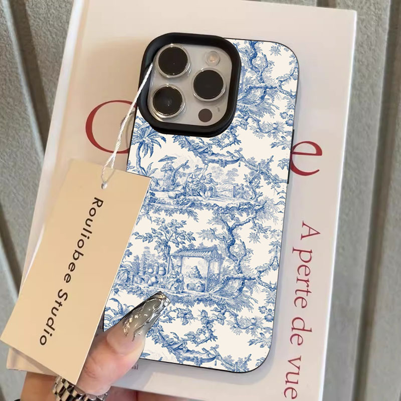 Modne niebiesko-białe etui na  – Phone Cases Trendy recenzja i cena