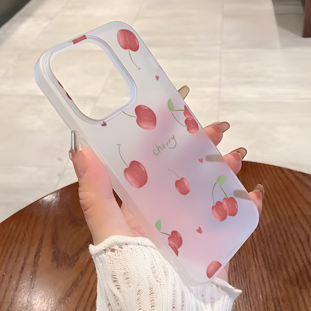 Etui na telefon Cherry, matowe – Phone Cases Iphone recenzja i cena