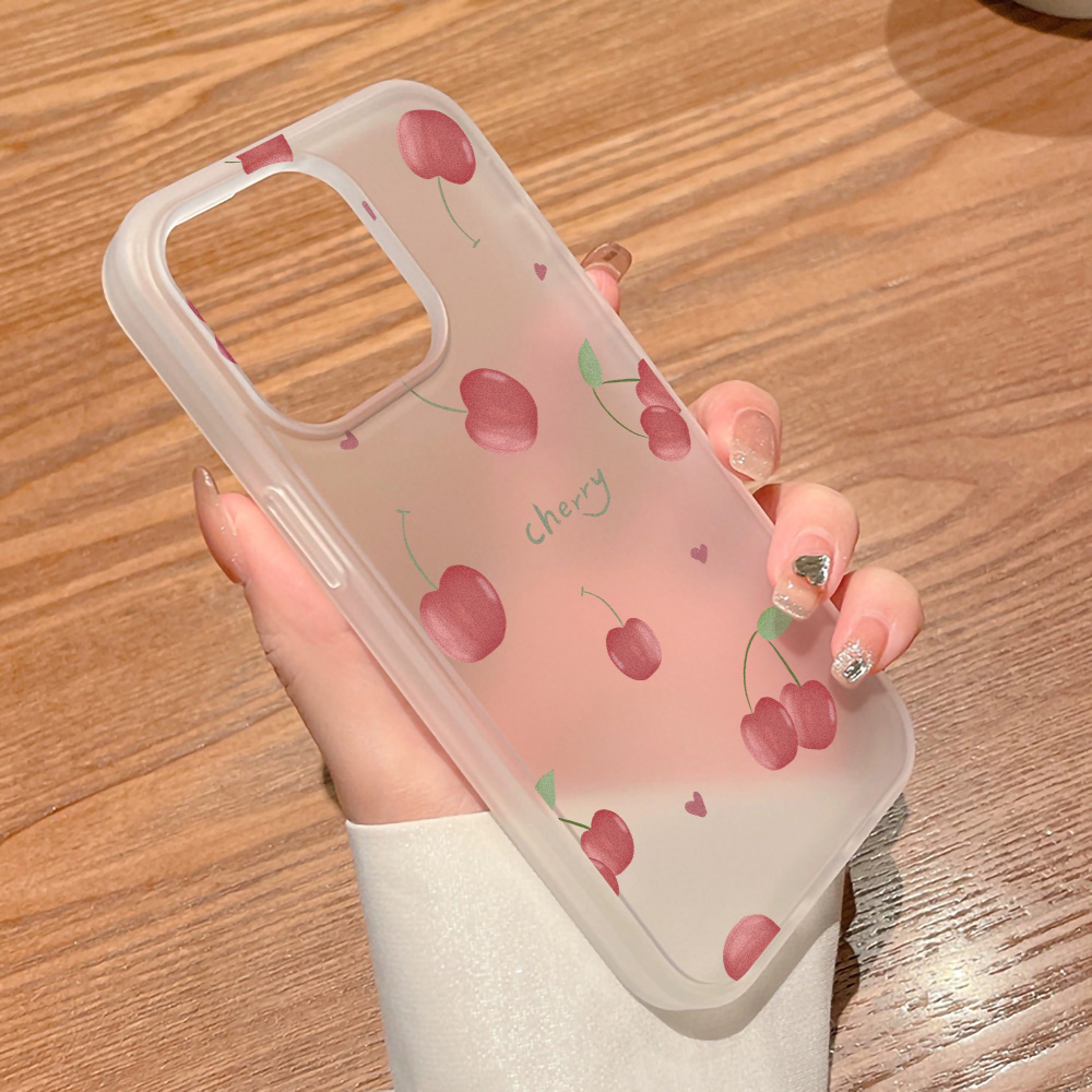 Etui na telefon Cherry, matowe – Phone Cases Iphone recenzja i cena