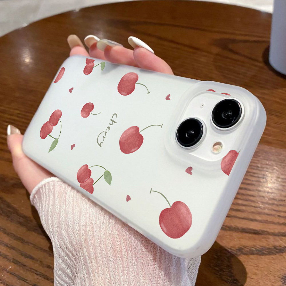 Etui na telefon Cherry, matowe – Phone Cases Iphone recenzja i cena